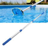 Swimming Pool Pole 3 Section Telescopic Pole Aluminum Detachable Swimming Pool Cleaning Accessories