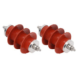 2 PCS 15KV Electric Fence Lightning Arrester Power Grid High Voltage Lightning Arresters Garden Fence Accessories 0.7cm Male Thread