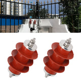 2 PCS 15KV Electric Fence Lightning Arrester Power Grid High Voltage Lightning Arresters Garden Fence Accessories 0.7cm Male Thread