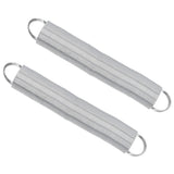 2pcs Electric Fence Spring Gates Stainless Steel 16 Feet Tension Livestock Fence Spring for Pasture