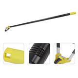 Garden Hula Hoe Adjustable Long Handle Loop Stirrup Hoe Stainless Steel Action Hoe for Gardening Weeding 3 Section