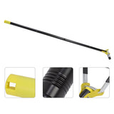 Garden Hula Hoe Adjustable Long Handle Loop Stirrup Hoe Stainless Steel Action Hoe for Gardening Weeding 3 Section