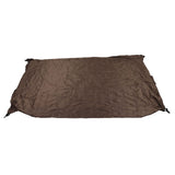 Ping Pong Table Cover Outdoor Waterproof Dustproof Silver Coating Table Tennis Cover for Courtyard Terrace Brown