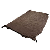 Ping Pong Table Cover Outdoor Waterproof Dustproof Silver Coating Table Tennis Cover for Courtyard Terrace Brown