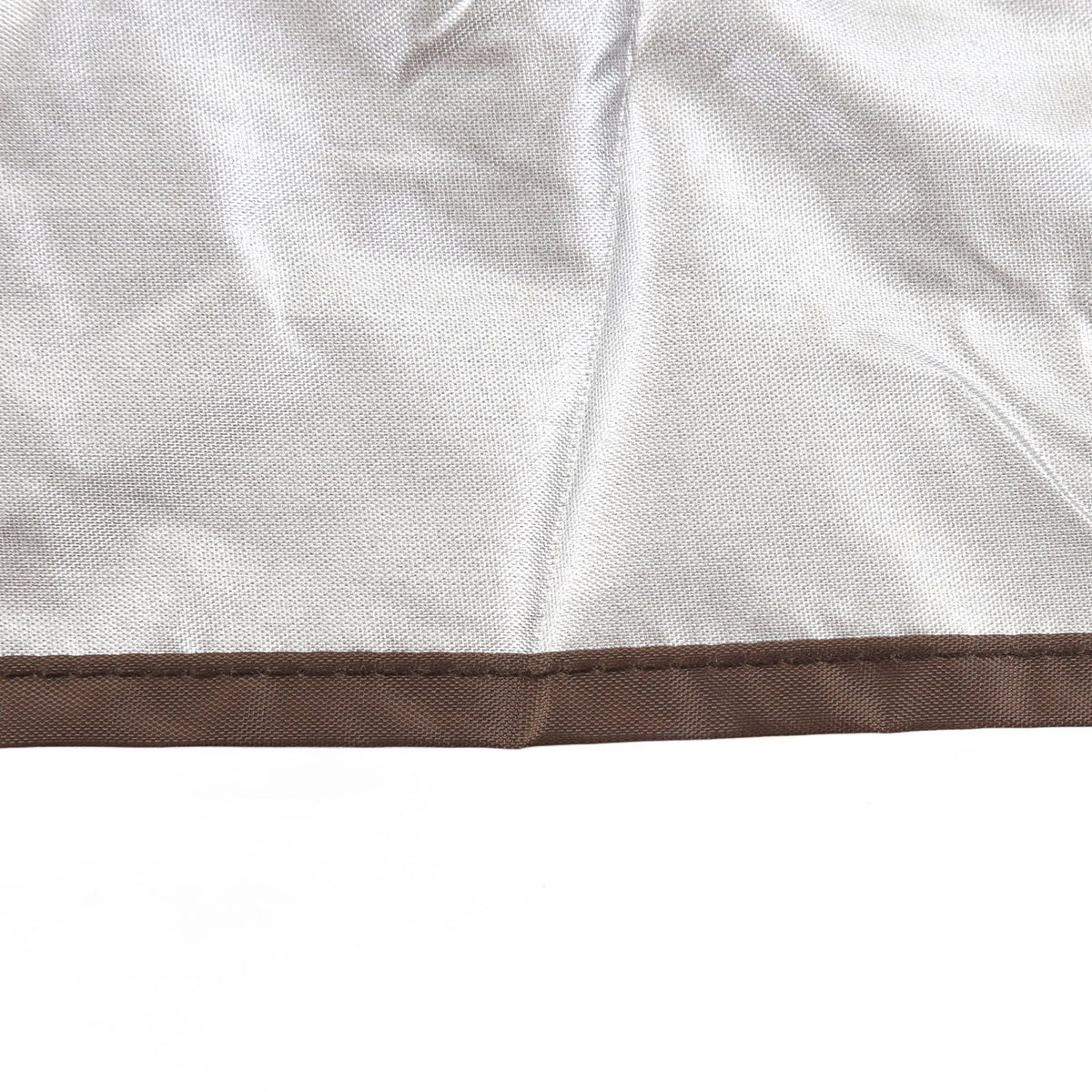 Ping Pong Table Cover Outdoor Waterproof Dustproof Silver Coating Table Tennis Cover for Courtyard Terrace Brown