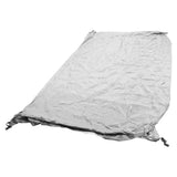Ping Pong Table Cover Outdoor Waterproof Dustproof Silver Coating Table Tennis Cover for Courtyard Terrace Grey - Close-Up Angle