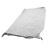 Ping Pong Table Cover Outdoor Waterproof Dustproof Silver Coating Table Tennis Cover for Courtyard Terrace Grey - Low Angle