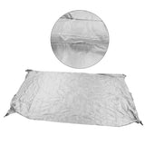 Ping Pong Table Cover Outdoor Waterproof Dustproof Silver Coating Table Tennis Cover for Courtyard Terrace Grey