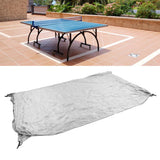 Ping Pong Table Cover Outdoor Waterproof Dustproof Silver Coating Table Tennis Cover for Courtyard Terrace Grey - Extra Image