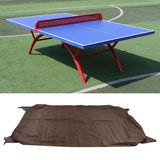 Table Tennis Table Dustproof Cover Courtyard Patio Rainproof Sun Protection Table Tile Cover Brown