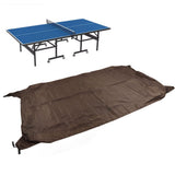 Table Tennis Table Dustproof Cover Courtyard Patio Rainproof Sun Protection Table Tile Cover Brown