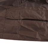 Table Tennis Table Dustproof Cover Courtyard Patio Rainproof Sun Protection Table Tile Cover Brown