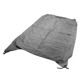 Table Tennis Table Dustproof Cover Courtyard Patio Rainproof Sun Protection Table Tile Cover Grey - Top-Down View