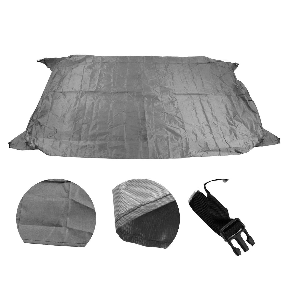 Table Tennis Table Dustproof Cover Courtyard Patio Rainproof Sun Protection Table Tile Cover Grey