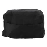 Welding Machine Canopy Waterproof 190T Silver Plated Polyester Taffeta UV Proof Welder Dust Cover for Garden Balcony 50x25x31cm/19.7x9.8x12.2in Black - Side View