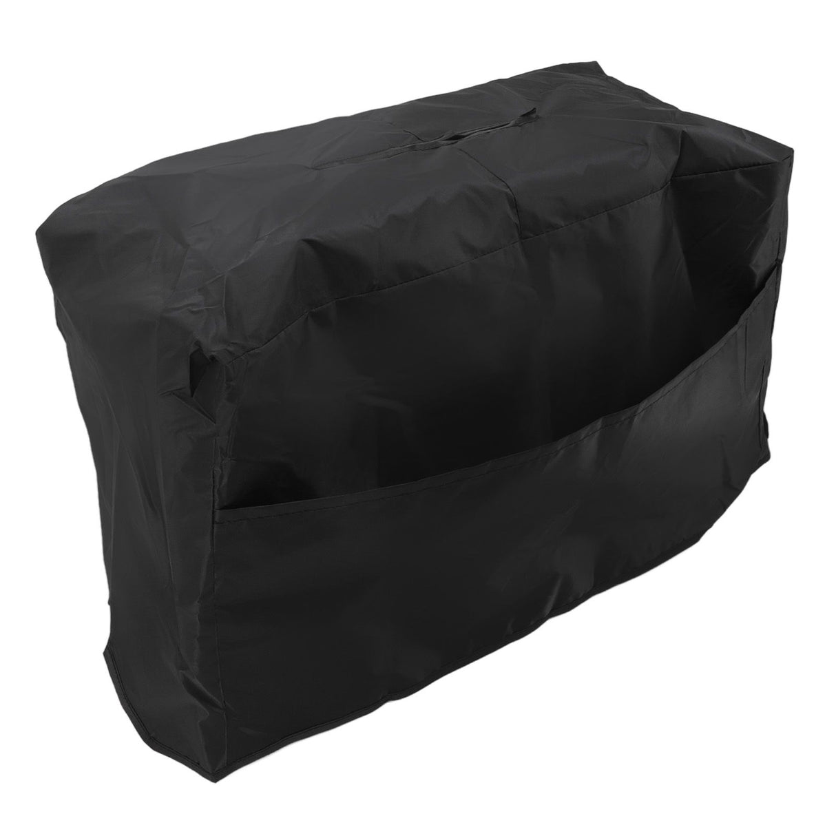 Welding Machine Canopy Waterproof 190T Silver Plated Polyester Taffeta UV Proof Welder Dust Cover for Garden Balcony 50x25x31cm/19.7x9.8x12.2in Black
