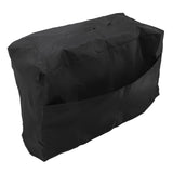 Welding Machine Canopy Waterproof 190T Silver Plated Polyester Taffeta UV Proof Welder Dust Cover for Garden Balcony 50x25x31cm/19.7x9.8x12.2in Black
