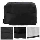 Welding Machine Canopy Waterproof 190T Silver Plated Polyester Taffeta UV Proof Welder Dust Cover for Garden Balcony 50x25x31cm/19.7x9.8x12.2in Black - Extra Image
