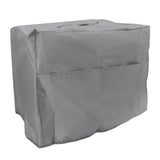 Welding Machine Canopy Waterproof 190T Silver Plated Polyester Taffeta UV Proof Welder Dust Cover for Garden Balcony 50x25x31cm/19.7x9.8x12.2in Grey