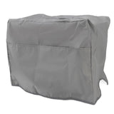 Welding Machine Canopy Waterproof 190T Silver Plated Polyester Taffeta UV Proof Welder Dust Cover for Garden Balcony 50x25x31cm/19.7x9.8x12.2in Grey