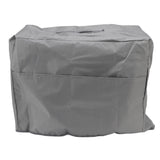 Welding Machine Canopy Waterproof 190T Silver Plated Polyester Taffeta UV Proof Welder Dust Cover for Garden Balcony 50x25x31cm/19.7x9.8x12.2in Grey - Side View