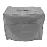 Welding Machine Canopy Waterproof 190T Silver Plated Polyester Taffeta UV Proof Welder Dust Cover for Garden Balcony 50x25x31cm/19.7x9.8x12.2in Grey