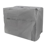 Welding Machine Canopy Waterproof 190T Silver Plated Polyester Taffeta UV Proof Welder Dust Cover for Garden Balcony 50x25x31cm/19.7x9.8x12.2in Grey - Rear View