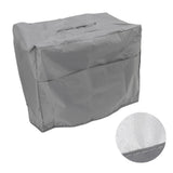 Welding Machine Canopy Waterproof 190T Silver Plated Polyester Taffeta UV Proof Welder Dust Cover for Garden Balcony 50x25x31cm/19.7x9.8x12.2in Grey - Low Angle