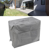 Welding Machine Canopy Waterproof 190T Silver Plated Polyester Taffeta UV Proof Welder Dust Cover for Garden Balcony 50x25x31cm/19.7x9.8x12.2in Grey