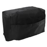 Welding Machine Canopy Waterproof 190T Silver Plated Polyester Taffeta UV Proof Welder Dust Cover for Garden Balcony 47x28x37cm/18.5x11.0x14.6in Black