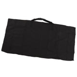 Gardening Leaf Bag 2 in 1 Garden Falling Leaves Mat Outdoor Garbage Leaf Storage Bag Black - Close-Up Angle