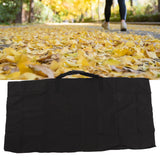 Gardening Leaf Bag 2 in 1 Garden Falling Leaves Mat Outdoor Garbage Leaf Storage Bag Black