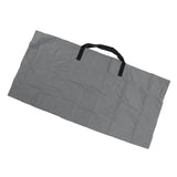 Gardening Leaf Bag 2 in 1 Garden Falling Leaves Mat Outdoor Garbage Leaf Storage Bag Grey - Top-Down View