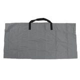 Gardening Leaf Bag 2 in 1 Garden Falling Leaves Mat Outdoor Garbage Leaf Storage Bag Grey - Rear View