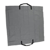 Gardening Leaf Bag 2 in 1 Garden Falling Leaves Mat Outdoor Garbage Leaf Storage Bag Grey - Low Angle