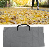 Gardening Leaf Bag 2 in 1 Garden Falling Leaves Mat Outdoor Garbage Leaf Storage Bag Grey