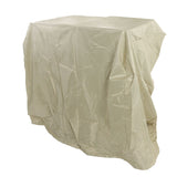 Snow Thrower Cover Multipurpose Waterproof UV Protection Large Portable Snow Shovel Dust Cover for Snow Thrower Beige