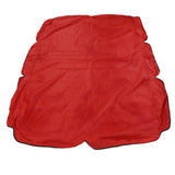 Outdoor Swing Canopy Silver Coated Oxford Cloth Waterproof Swing Chair Top Cover for Garden Sun Shade Accessory Red