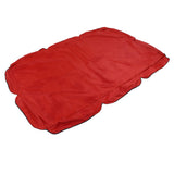 Outdoor Swing Canopy Silver Coated Oxford Cloth Waterproof Swing Chair Top Cover for Garden Sun Shade Accessory Red - 45-Degree Angle