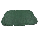 Outdoor Swing Canopy Silver Coated Oxford Cloth Waterproof Swing Chair Top Cover for Garden Sun Shade Accessory Dark Green