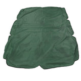 Outdoor Swing Canopy Silver Coated Oxford Cloth Waterproof Swing Chair Top Cover for Garden Sun Shade Accessory Dark Green - Top-Down View