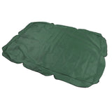 Outdoor Swing Canopy Silver Coated Oxford Cloth Waterproof Swing Chair Top Cover for Garden Sun Shade Accessory Dark Green