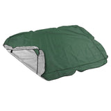 Outdoor Swing Canopy Silver Coated Oxford Cloth Waterproof Swing Chair Top Cover for Garden Sun Shade Accessory Dark Green
