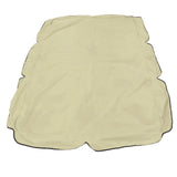 Outdoor Swing Canopy Silver Coated Oxford Cloth Waterproof Swing Chair Top Cover for Garden Sun Shade Accessory Beige