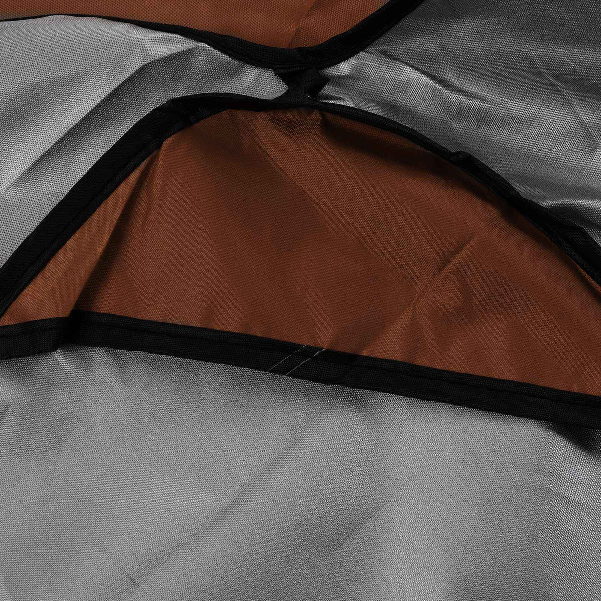 Outdoor Swing Canopy Silver Coated Oxford Cloth Waterproof Swing Chair Top Cover for Garden Sun Shade Accessory Brown
