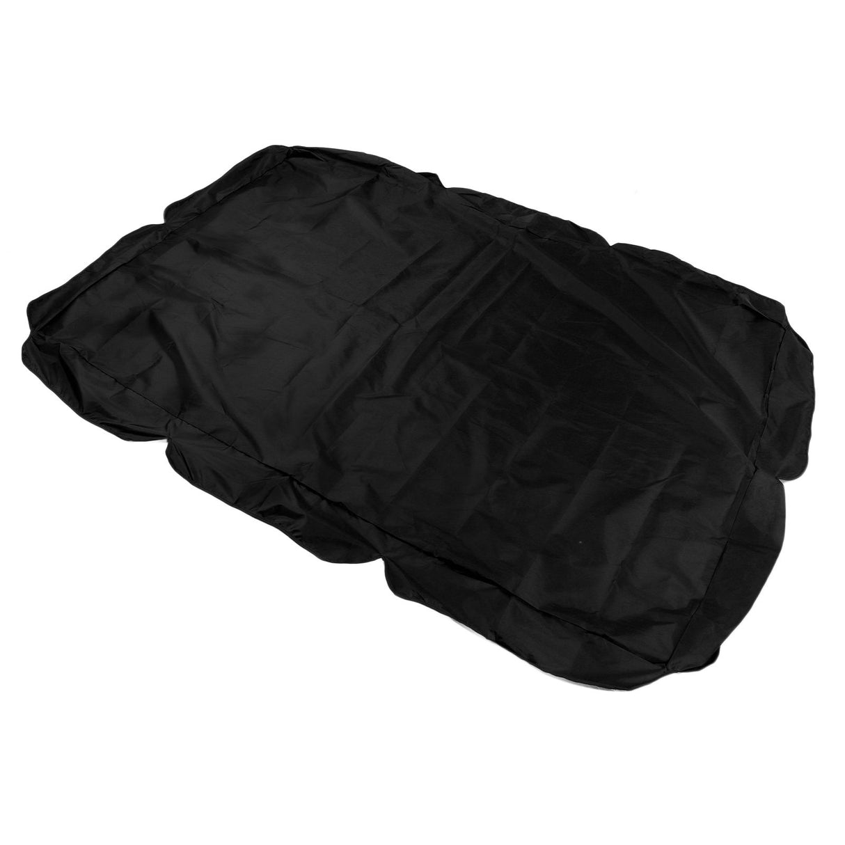 Outdoor Swing Canopy Silver Coated Oxford Cloth Waterproof Swing Chair Top Cover for Garden Sun Shade Accessory Black
