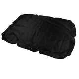 Outdoor Swing Canopy Silver Coated Oxford Cloth Waterproof Swing Chair Top Cover for Garden Sun Shade Accessory Black