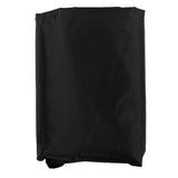 Outdoor Swing Canopy Silver Coated Oxford Cloth Waterproof Swing Chair Top Cover for Garden Sun Shade Accessory Black