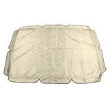 Outdoor Swing Canopy Waterproof Porch Top Cover Replacement UV Proof for Patio Yard Chair Beige