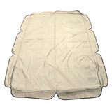 Outdoor Swing Canopy Waterproof Porch Top Cover Replacement UV Proof for Patio Yard Chair Beige